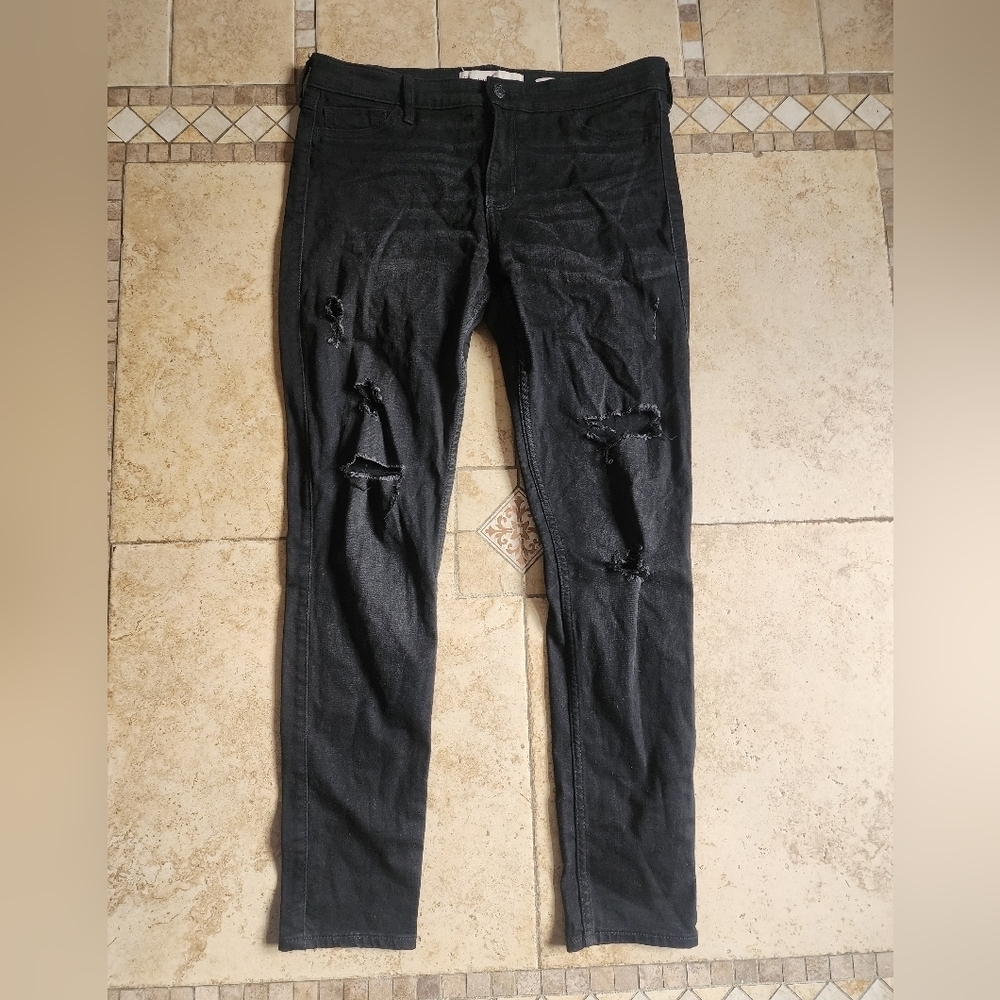 Hollister Black Super Skinny Jeans